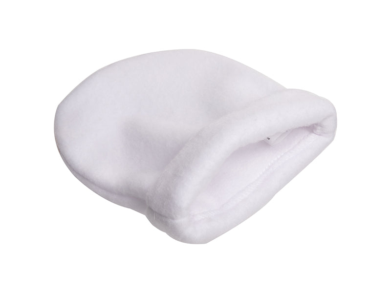 Craft Express 4 Pack Fleece Sublimation Baby Hats – Soft White Beanie Blanks