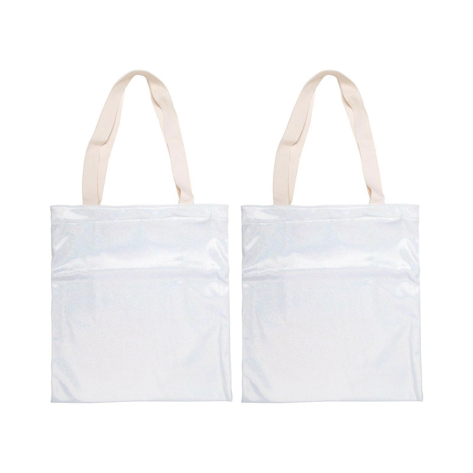 Glitter Sublimation Tote Bags - 2 Pack - Craft Express - 