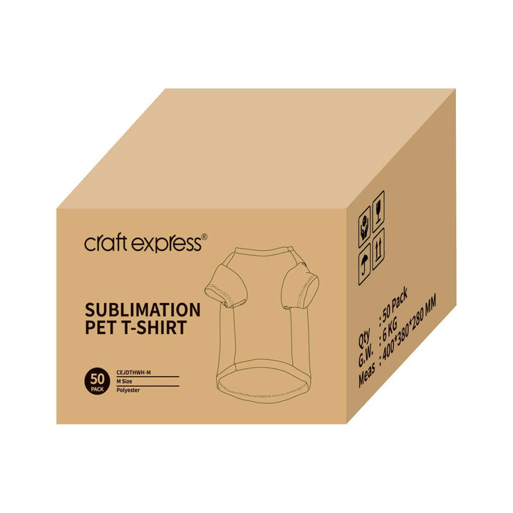 Large Sublimation Pet T-shirt - 2 Pack - Craft Express - 