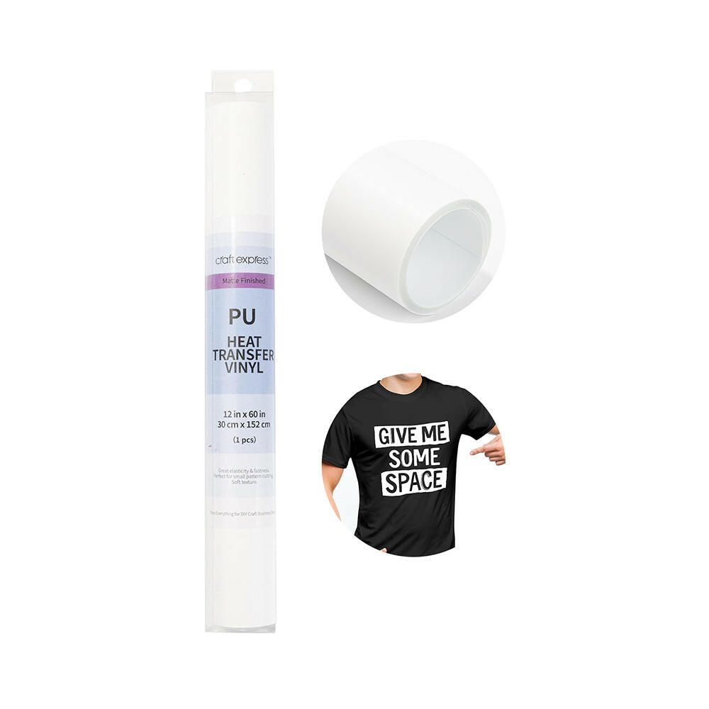 Matte Heat Transfer Vinyl Roll - Craft Express - 