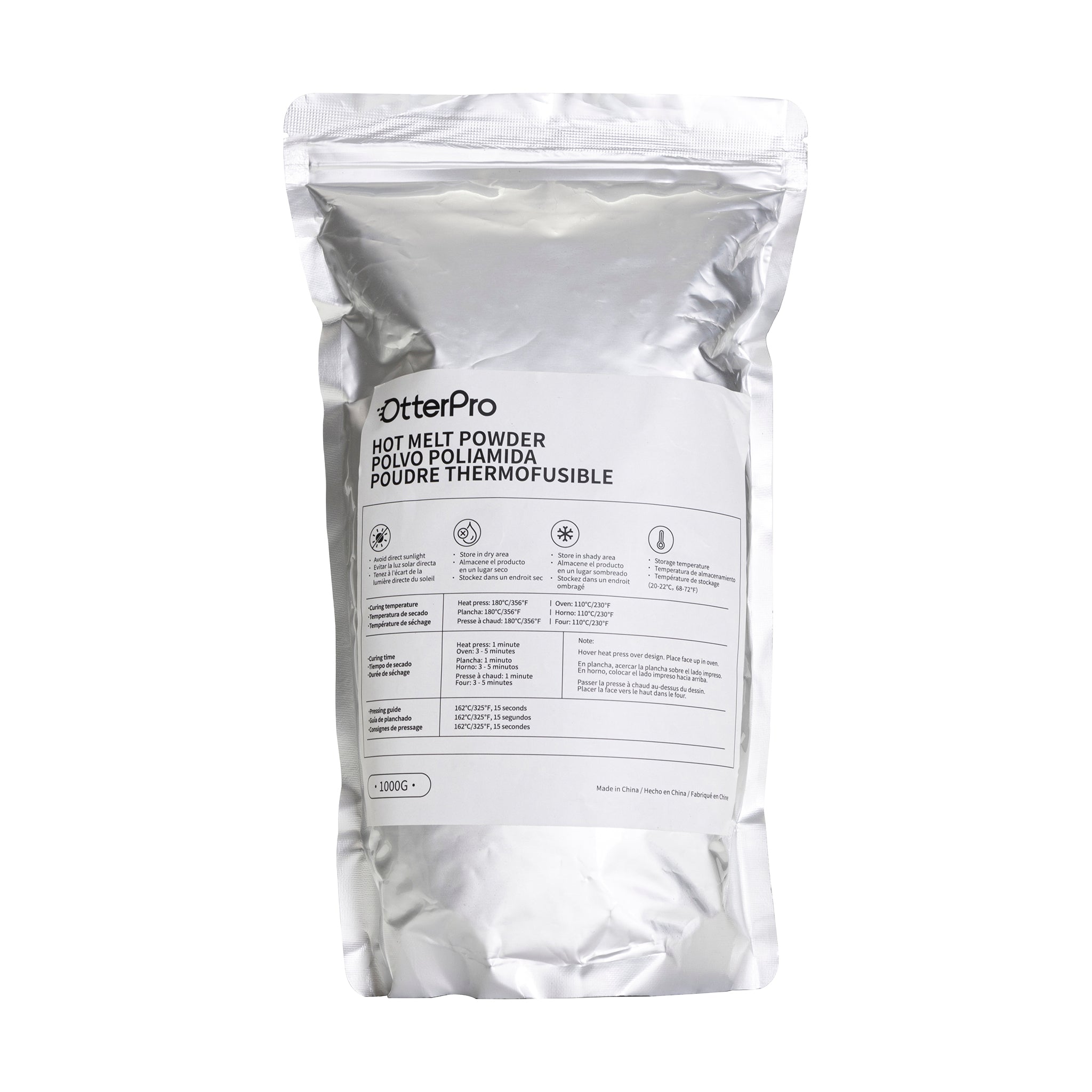 OtterPro DTF Powder: Superior Adhesion for Vibrant and Durable Transfers - 1 Kg