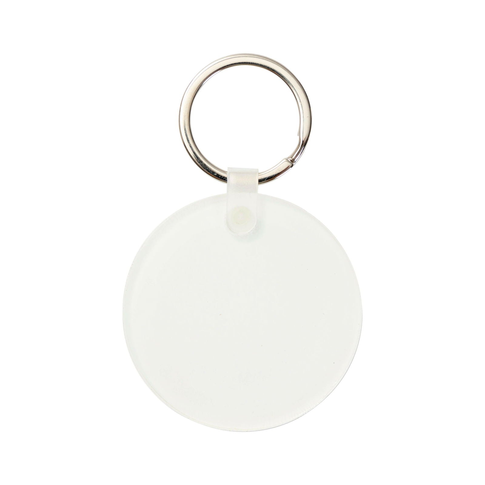 Round Sublimation Acrylic Keyring - 4 Pack - Craft Express - 