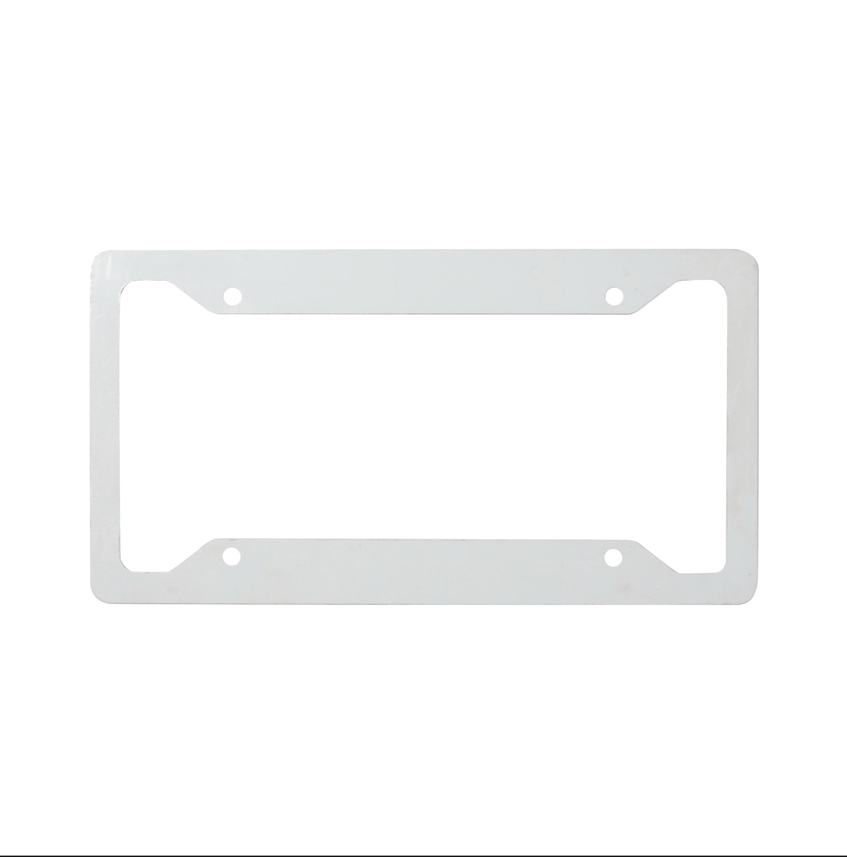 Craft Express Sublimation License Plate Cover – Glossy Aluminum, Fits All US Plates