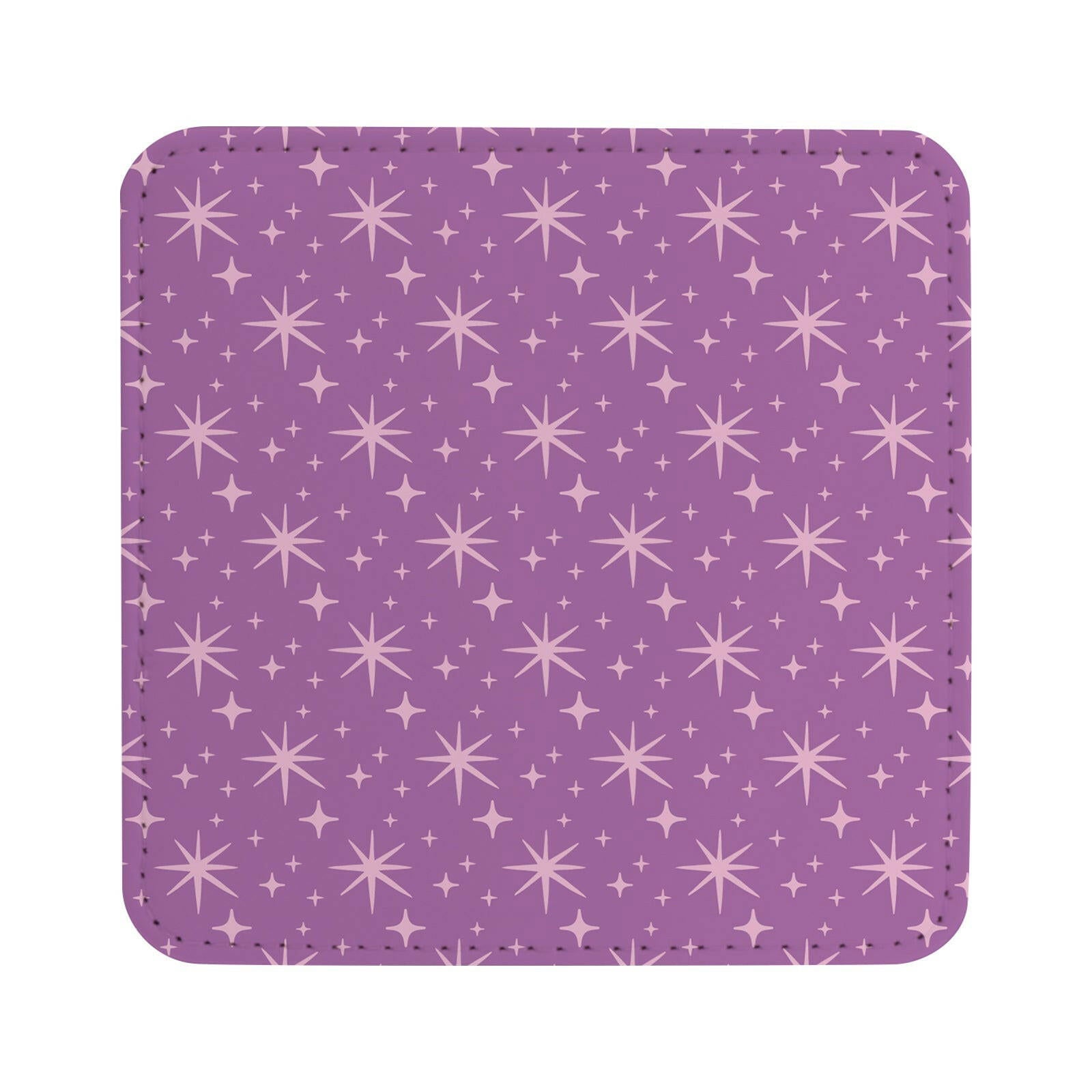 Square Vegan Leather Sublimation Coasters - 4 Pack - Craft Express - 