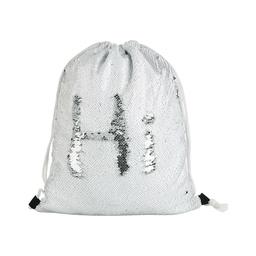 Sublimation Sequin Drawstring Backpacks - 2 Pack - Craft Express - 