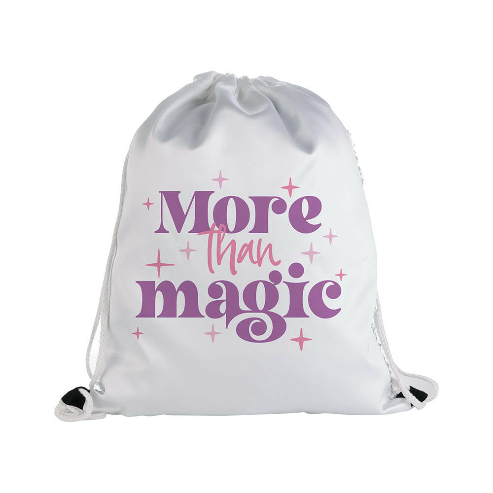 Sublimation Sequin Drawstring Backpacks - 2 Pack - Craft Express - 