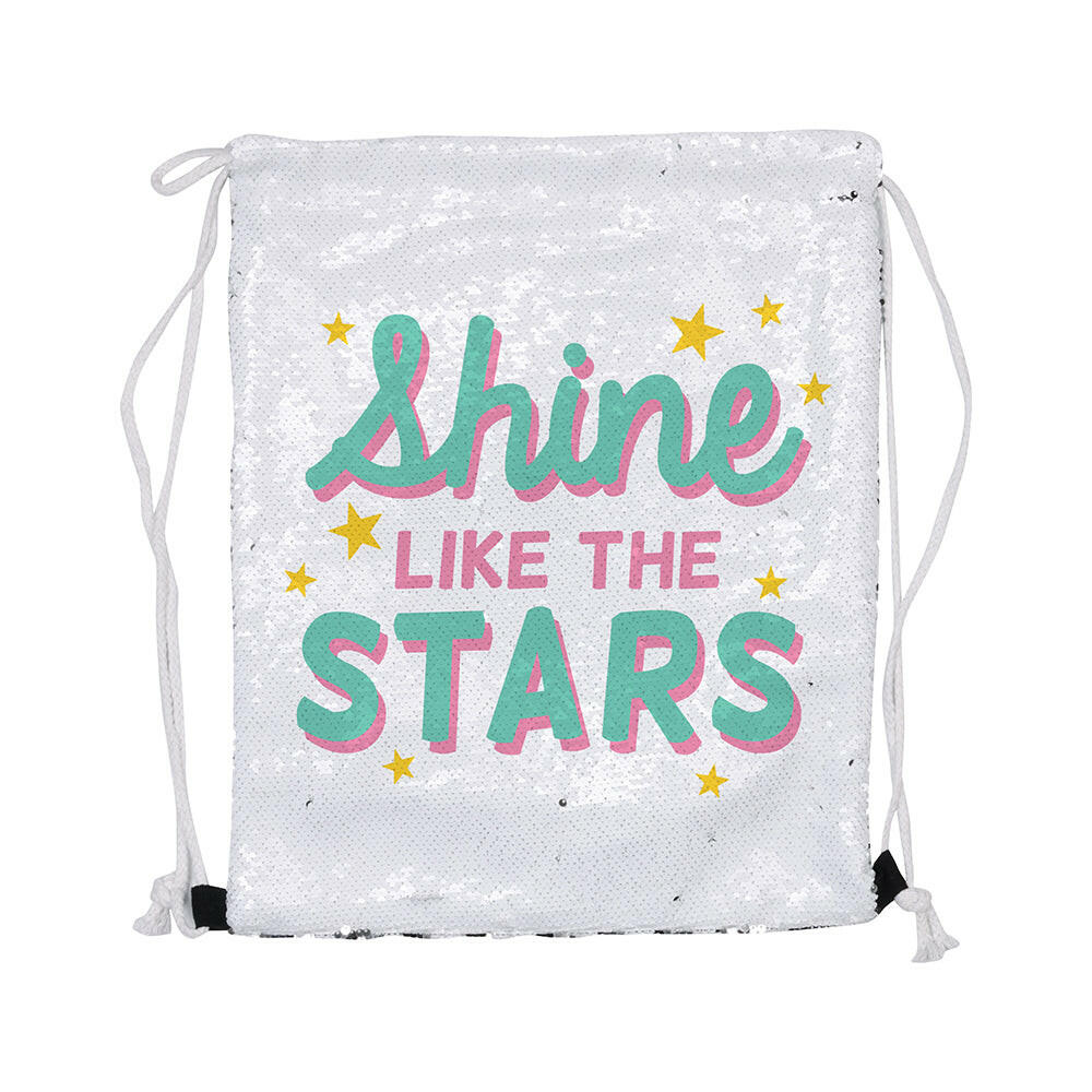 Sublimation Sequin Drawstring Backpacks - 2 Pack - Craft Express - 