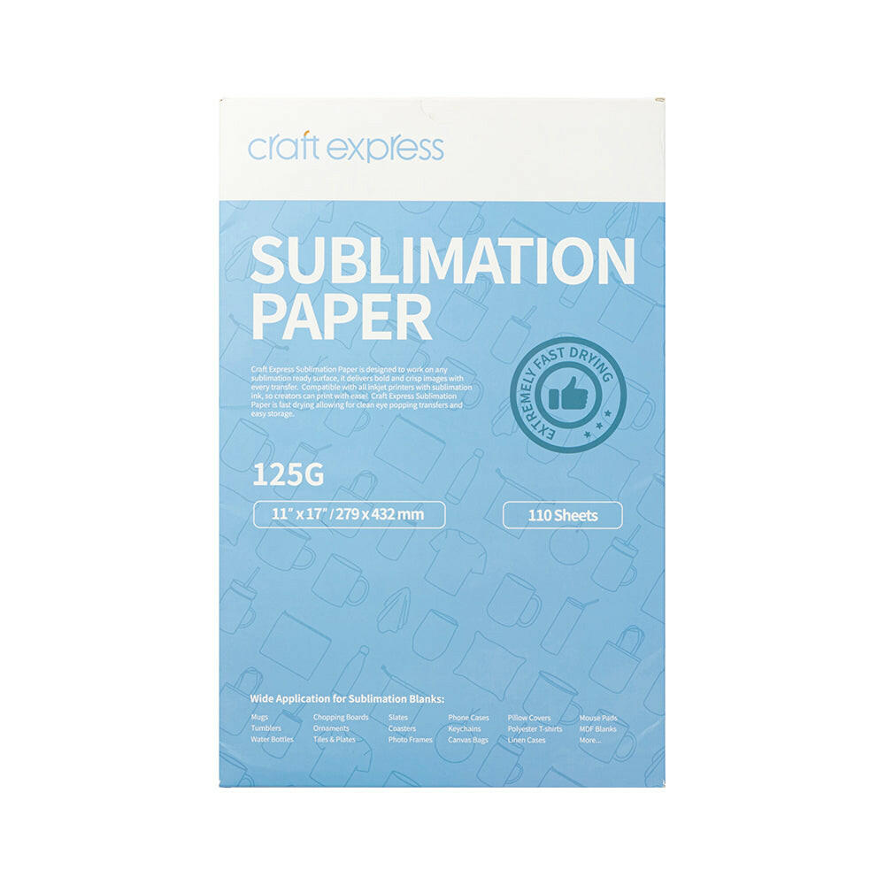Sublimation Transfer Paper - 110 Pack - Craft Express - 