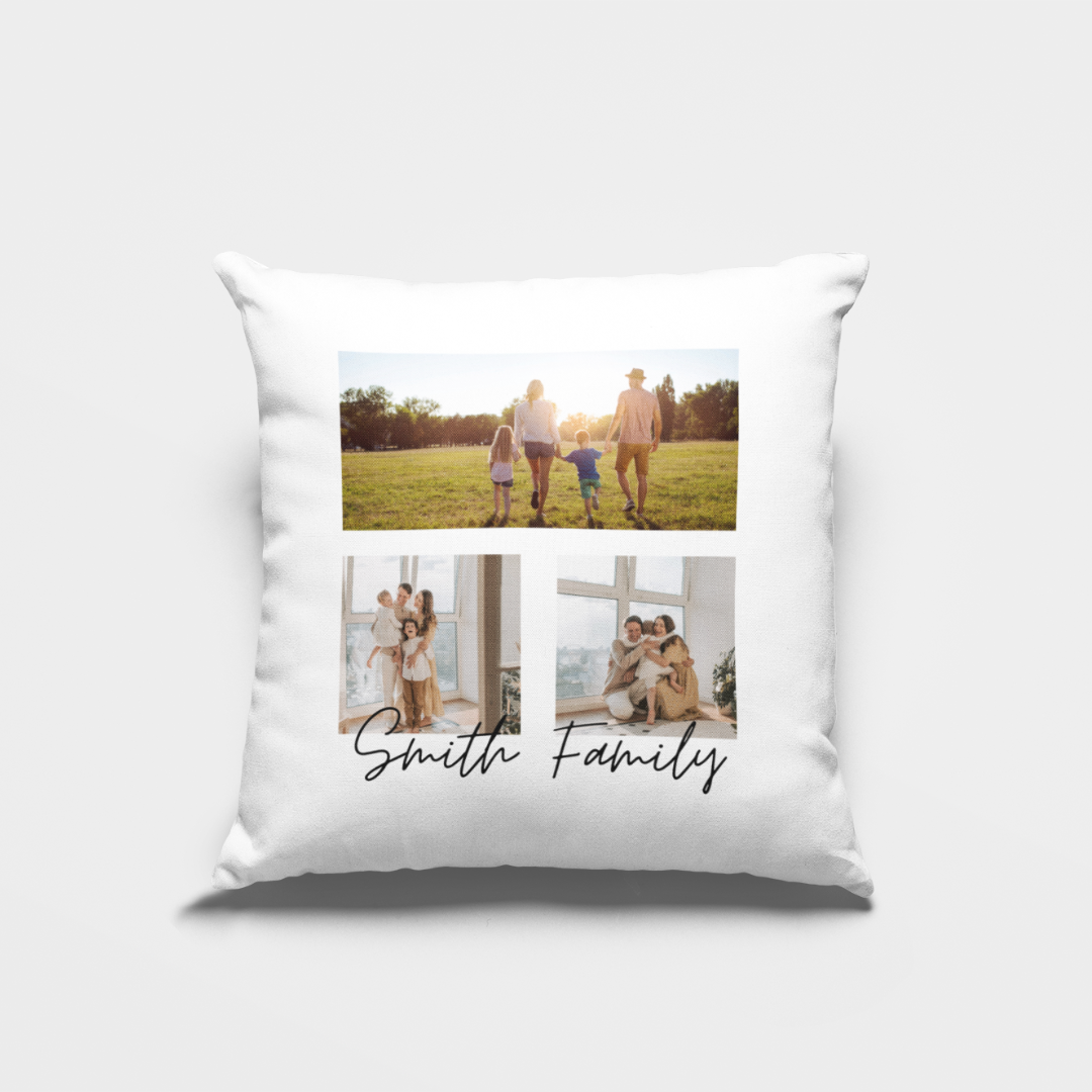 Craft Express Digital Project Card – Linen Pillowcase with Family Name & Photo