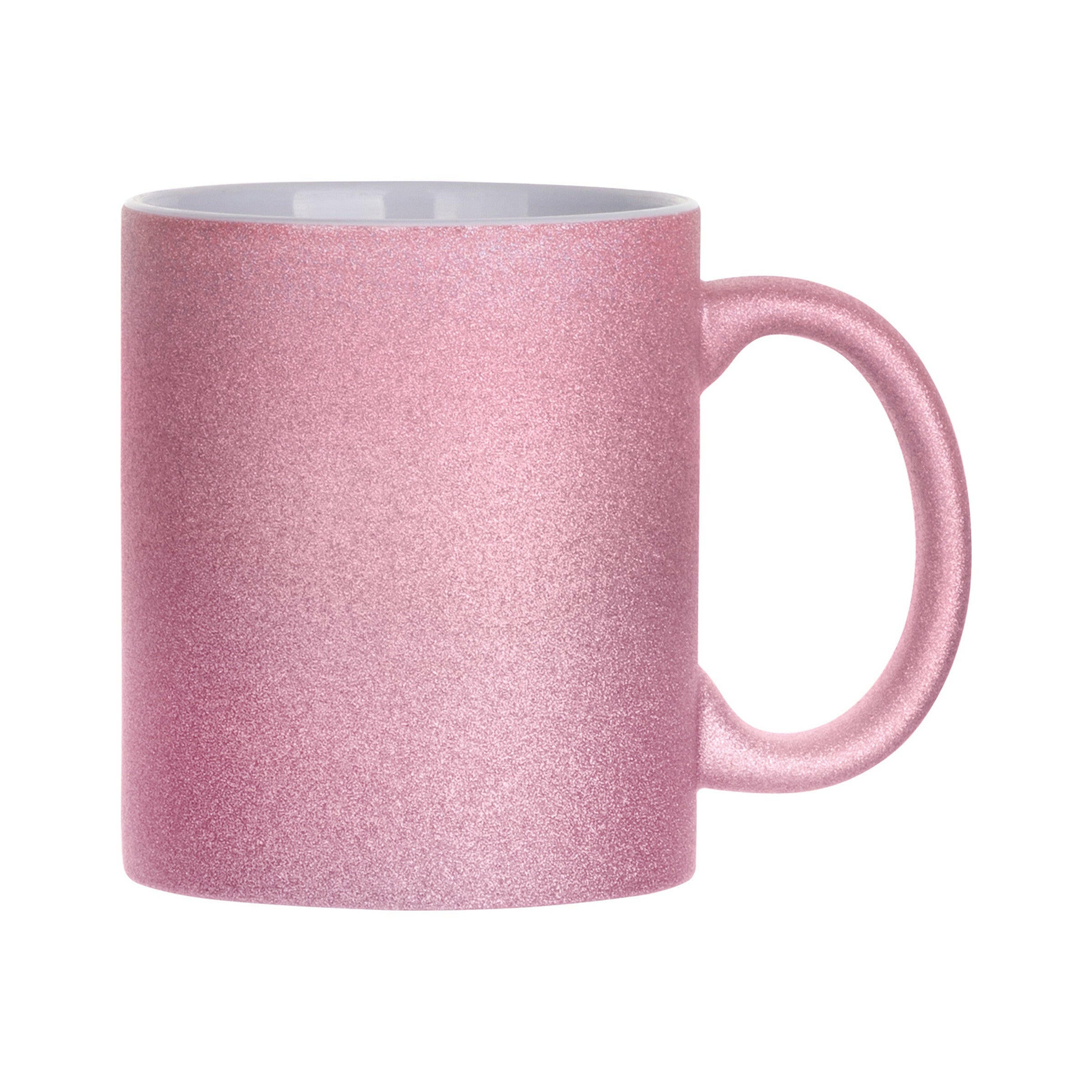 11oz Glitter Ceramic Sublimation Mugs - 6 Pack.