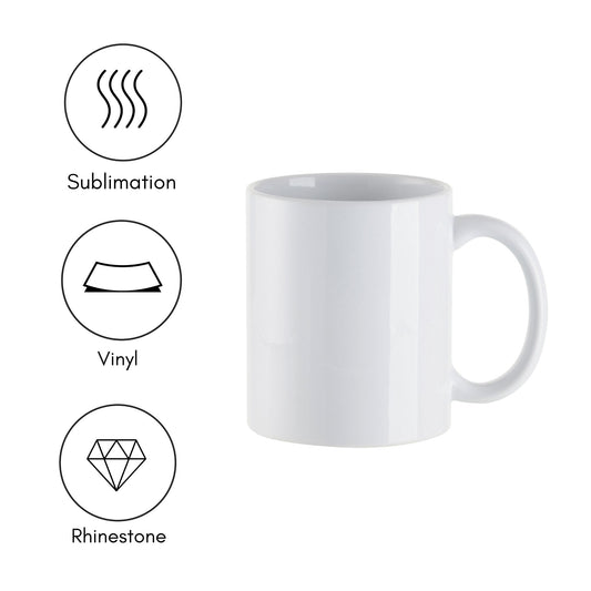 Craft Express 6 Pack 18oz Frosted Glass Can-Shaped Mugs with Bamboo Lids  and Clear Glass Straws for Sublimation Printing