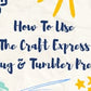 Craft Express Elite Pro Tumbler Heat Press - Perfect for Customizing up to 30oz Tumblers