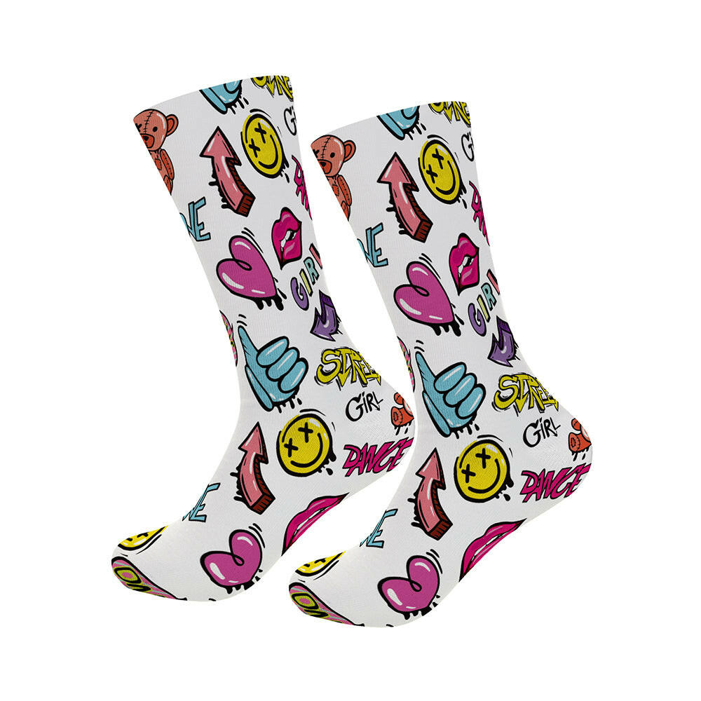 Craft Express 1 Pair of 17 Inch Sublimation Tube Socks.