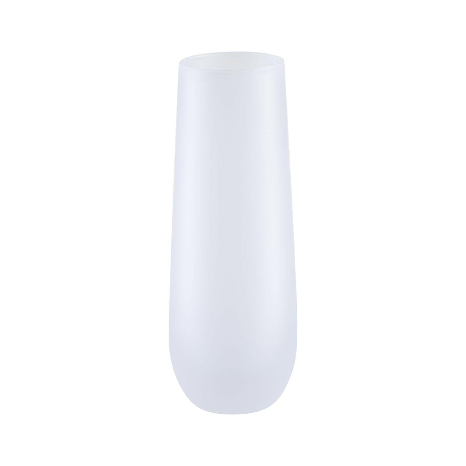 10oz Stemless Sublimation Frosted Glass Champagne Flutes - 4 Pack.