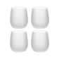 Craft Express 4 Pack of 10 oz. Sublimation Stemless Frosted Glasses