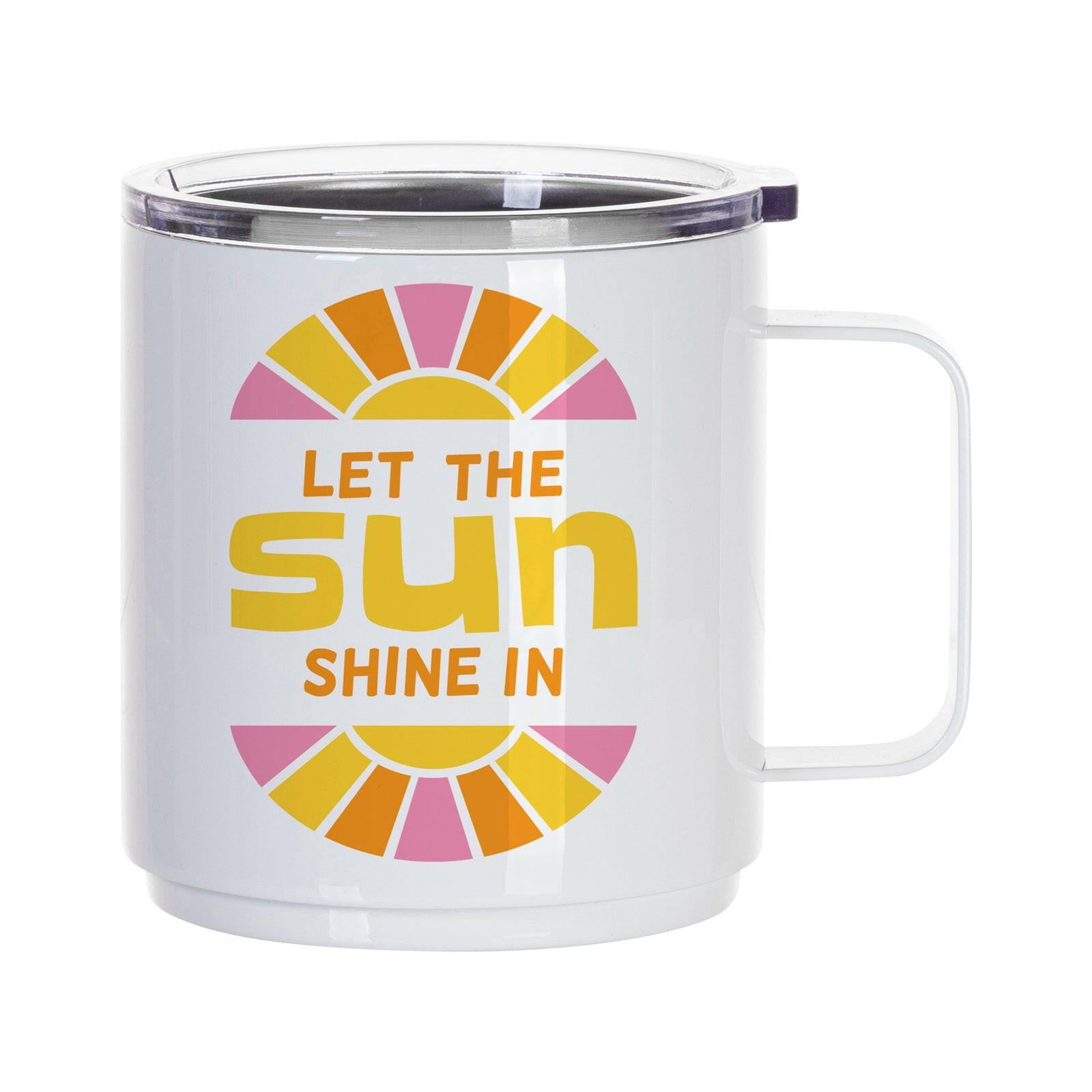 13oz Stainless Steel Stackable Sublimation Mugs - 4 Pack.