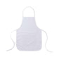 Craft Express 2 Pack White Sublimation Children's Aprons with Pockets