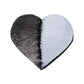 Craft Express 2 Pack Flip Sequin Black Sublimation Adhesive Large Hearts