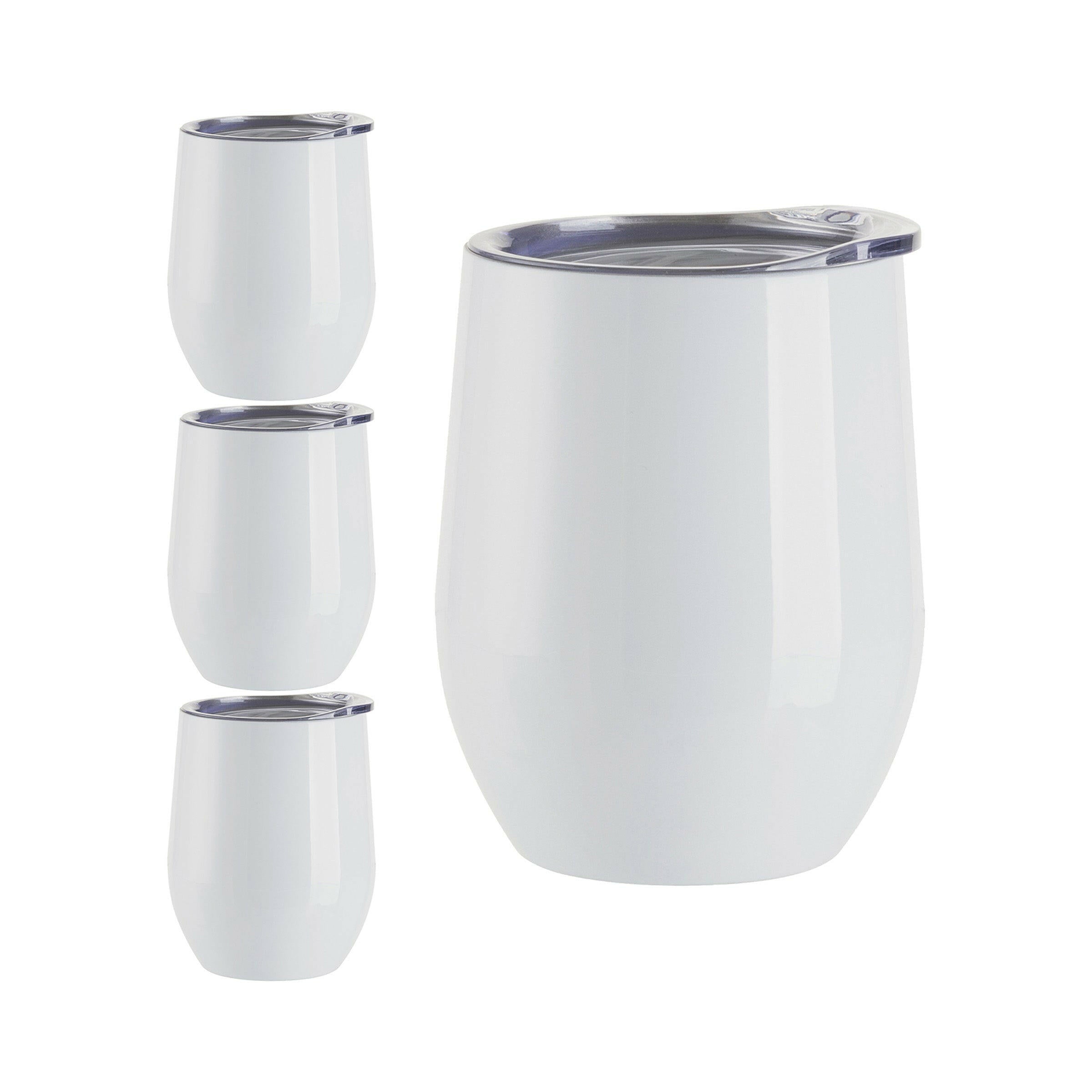 Stainless Steel Sublimation Wine Tumbler - 6 Pack.