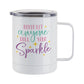 Craft Express 4 Pack 12 oz. Stainless Steel Sublimation Lidded Mugs