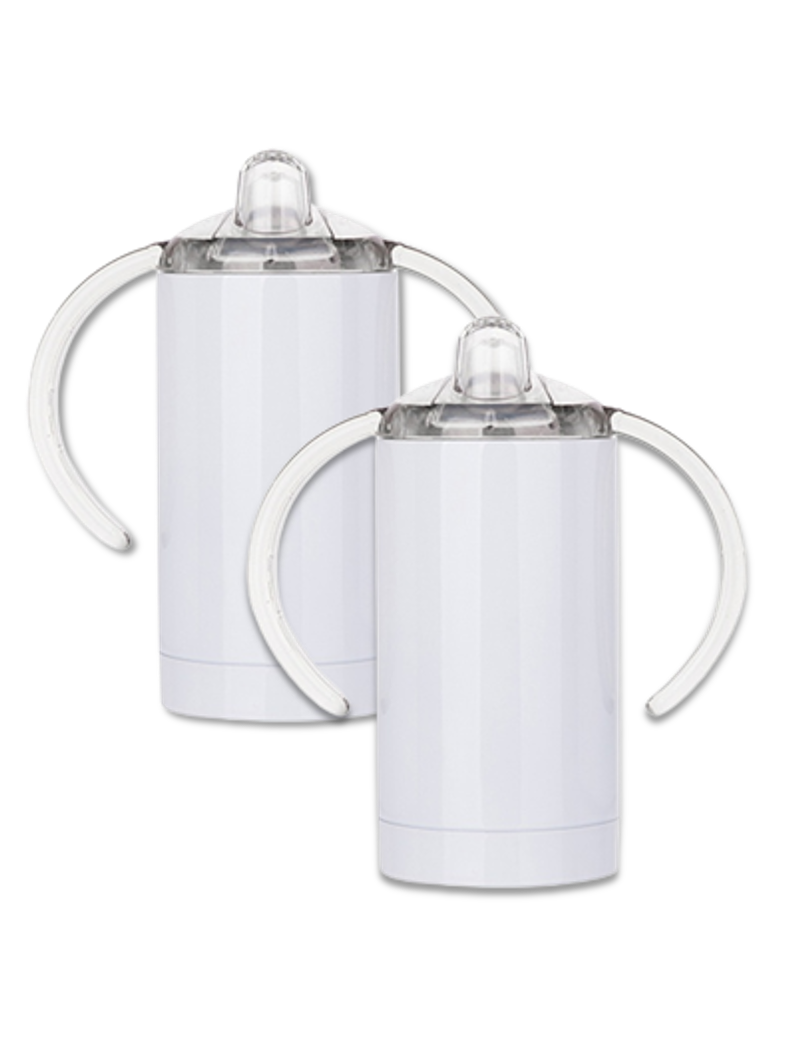 13oz Stainless Steel Sublimation Sippy Cup - 2 Pack.