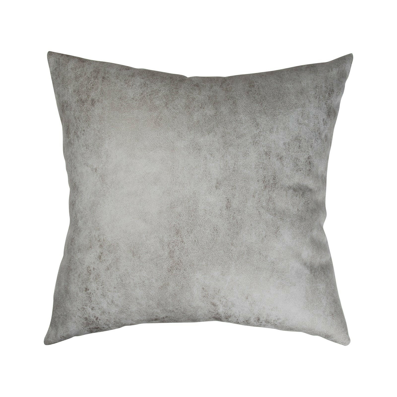 Grey Vegan Leather Sublimation Pillow Cases - 4 Pack.