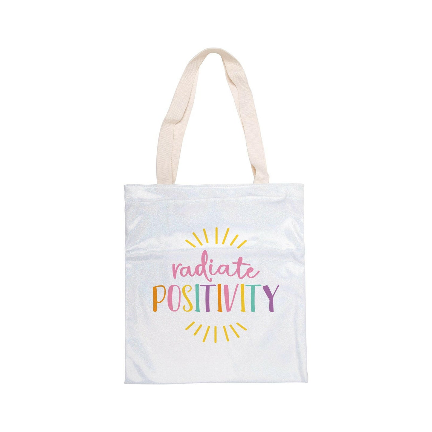 Craft Express 2 Pack Sublimation Glitter Tote Bags