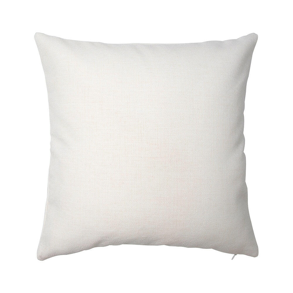 Ivory Linen Sublimation Pillow Cover - 4 Pack.